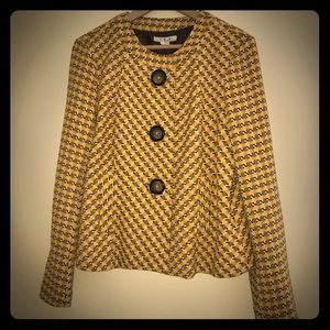 I.C.E cotton blazer in fall colours.